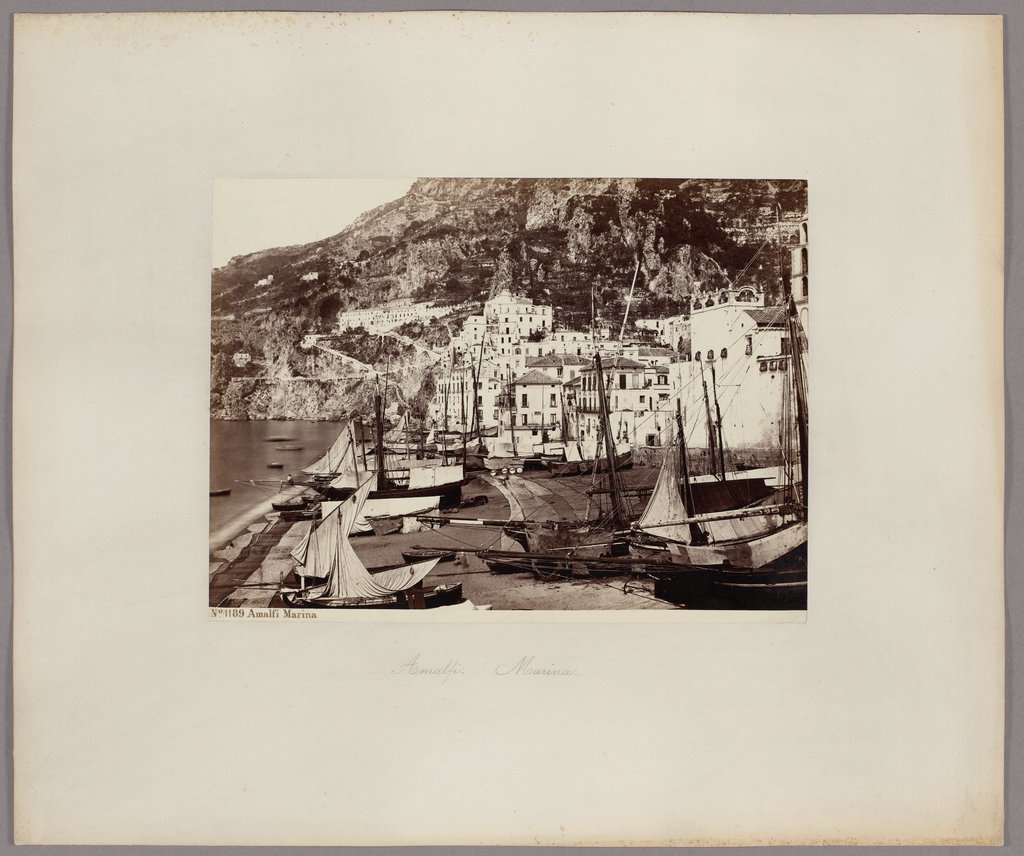 Amalfi: Seaside Promenade, Giorgio Sommer;   attributed