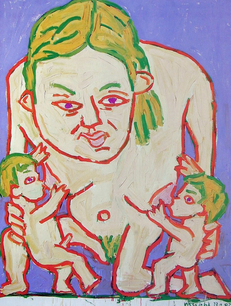 Ohne Titel (Mutter und Kind), Otto Muehl