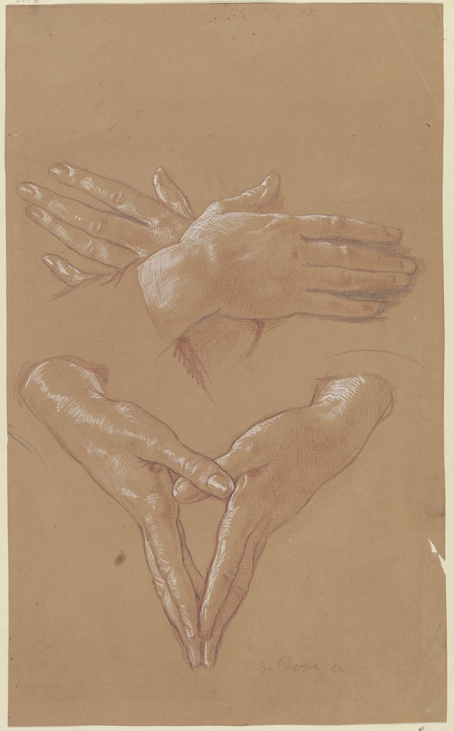 Study of a hand, Georg Poppe
