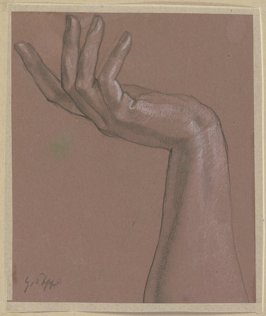 Woman's hand, Georg Poppe