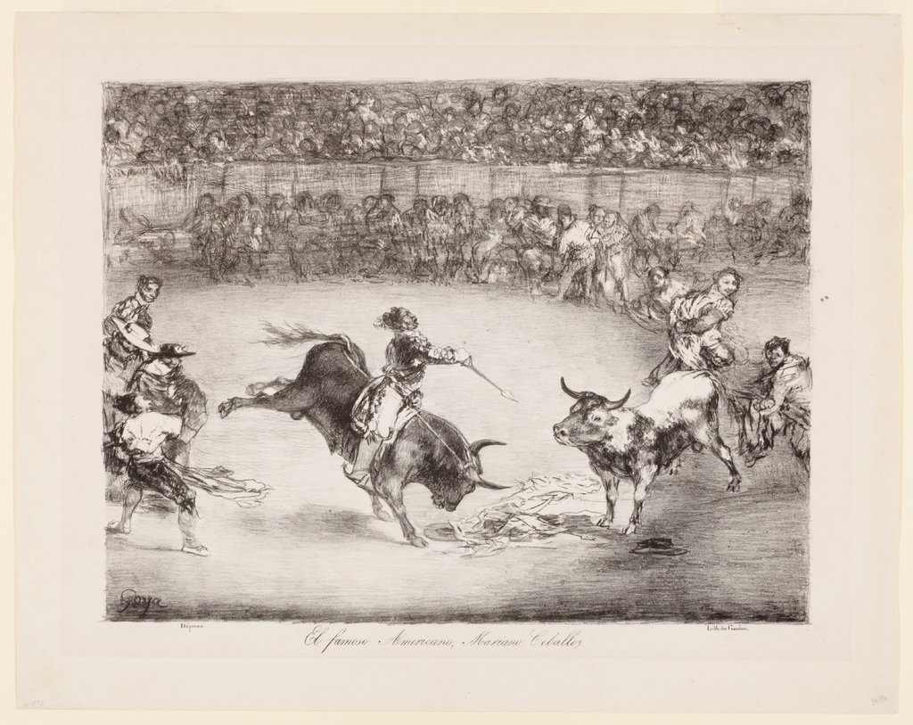 El famoso Americano, Mariano Ceballos, Francisco de Goya