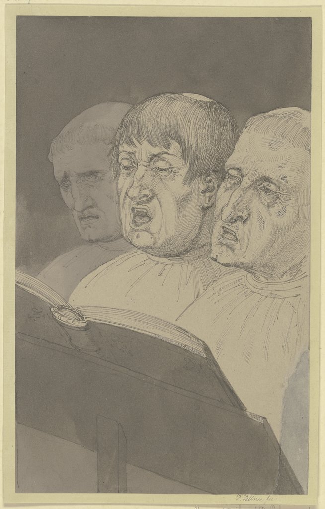 Drei singende Mönche, Ferdinand Fellner