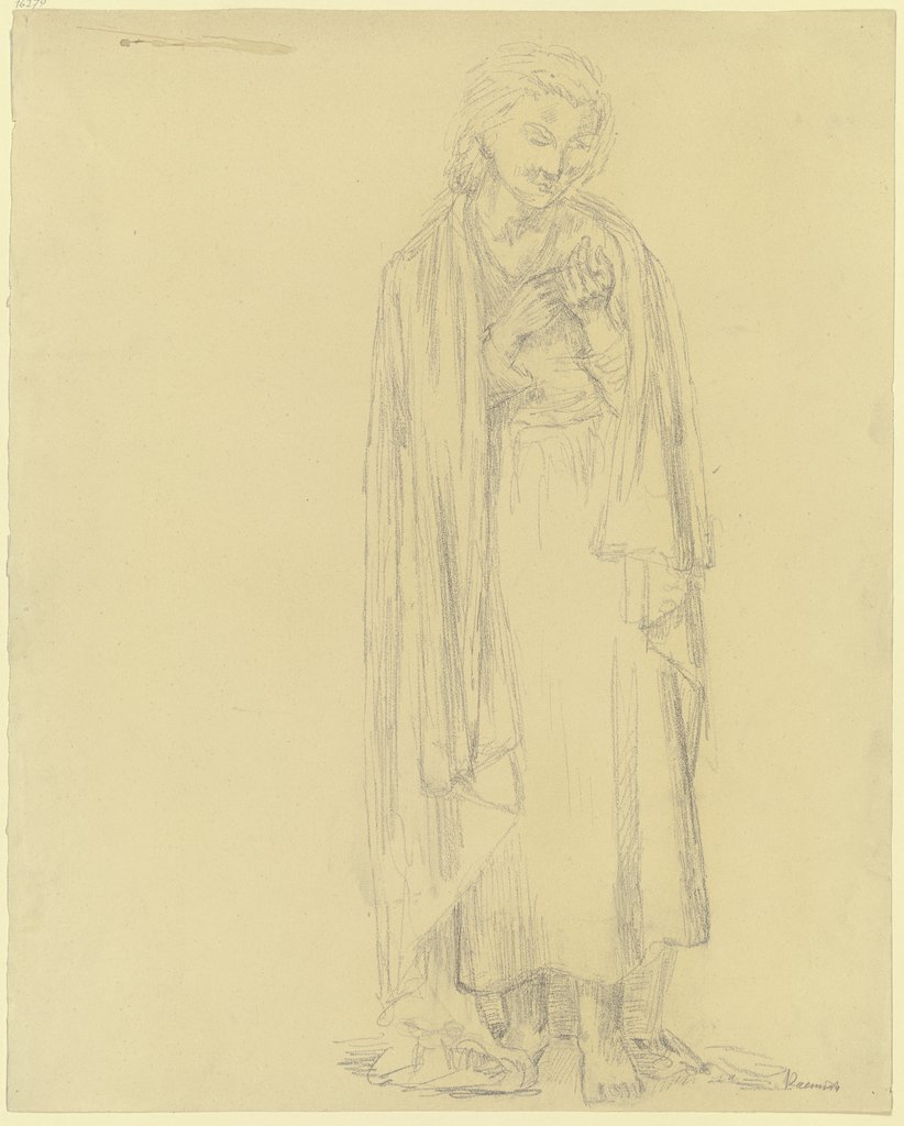 Standing woman, head bent, Waldemar Raemisch