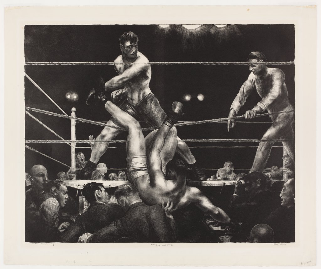 Dempsey and Firpo, George Bellows
