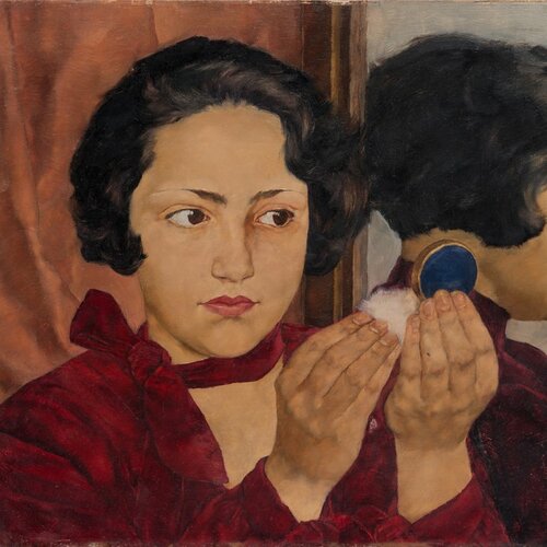 Russian Girl with Compact, Lotte Laserstein