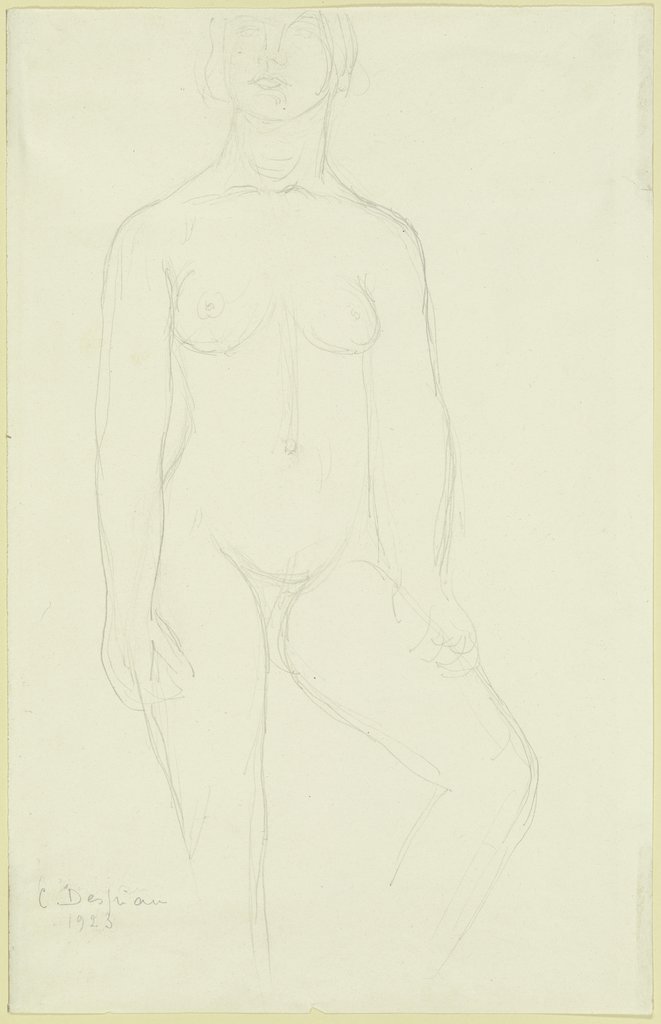 Female nude, Charles Despiau