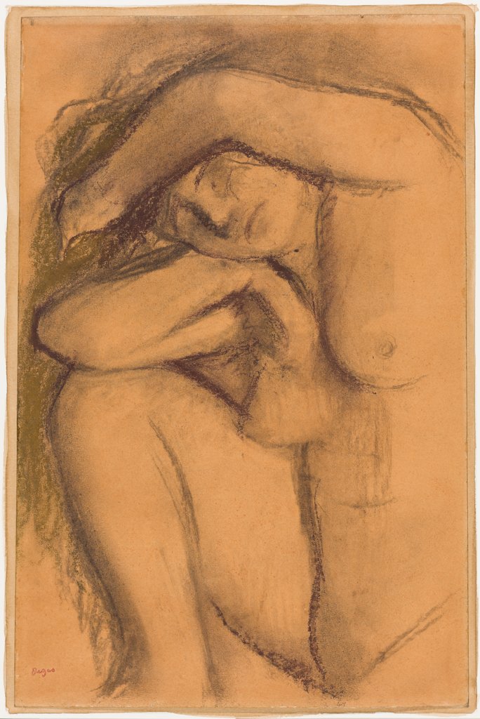 Étude de Nu, Edgar Degas