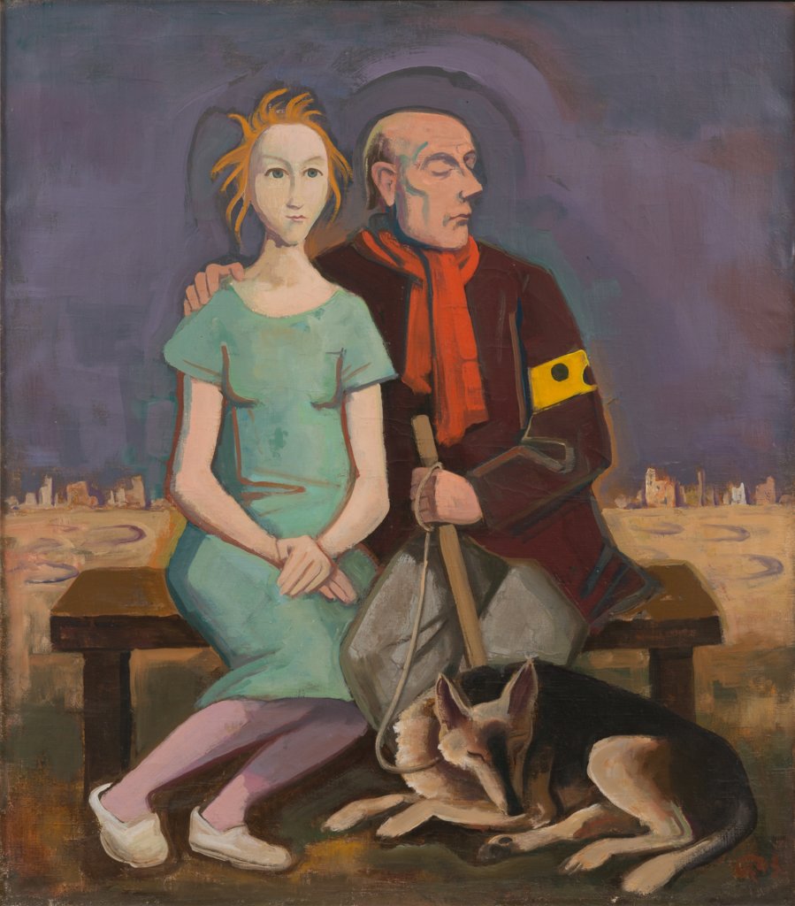 The Blind Man and the Girl, Karl Hofer