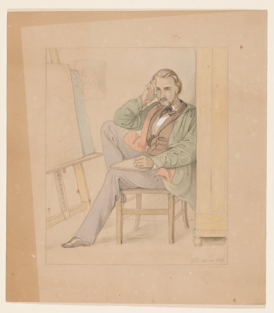 Self-portrait, Otto Donner von Richter
