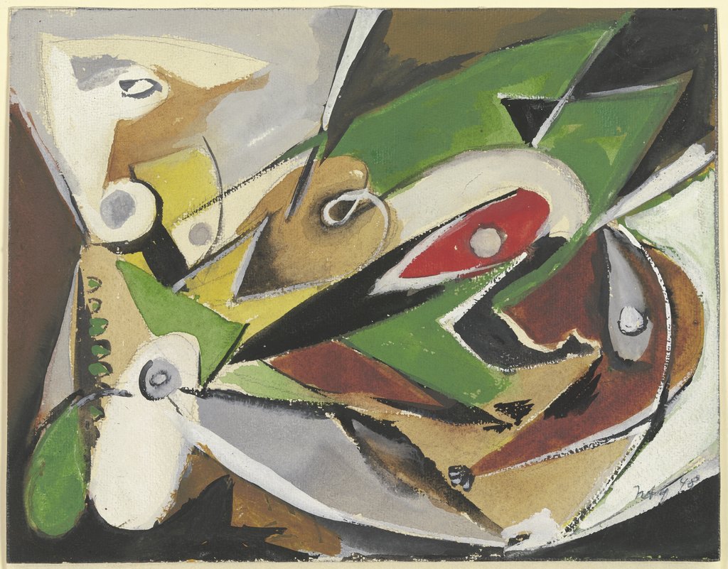 Two Figures, Ernst Wilhelm Nay