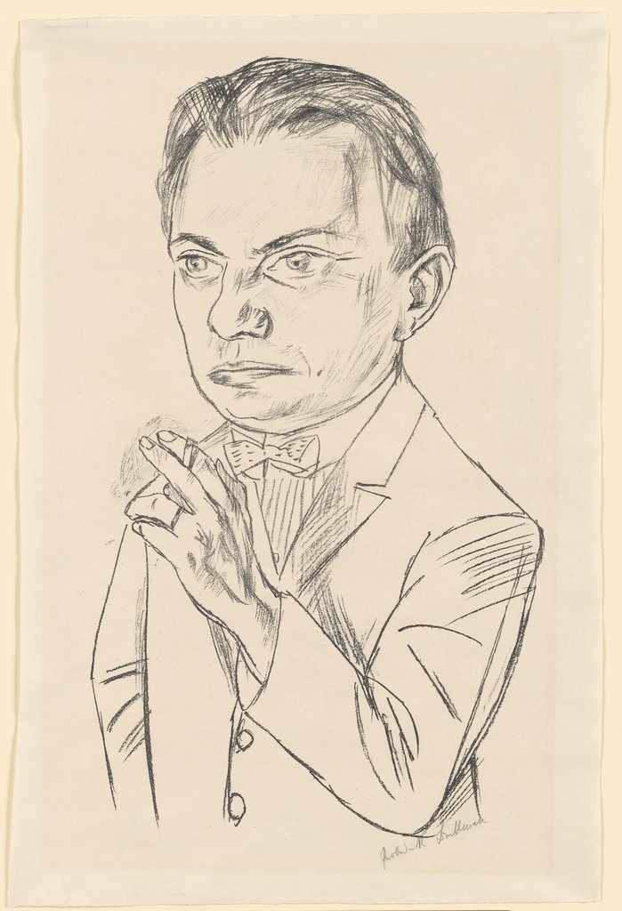 Portrait of Dr. Heinrich Simon, Max Beckmann