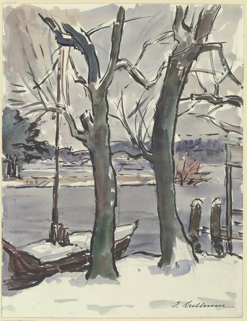 Shore in the winter, Else Luthmer