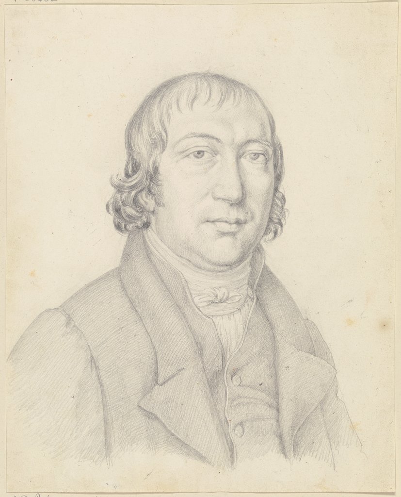 Bildnis L. Manuel, Pfarrer der französisch reformierten Gemeinde zu Frankfurt am Main, Johann David Passavant