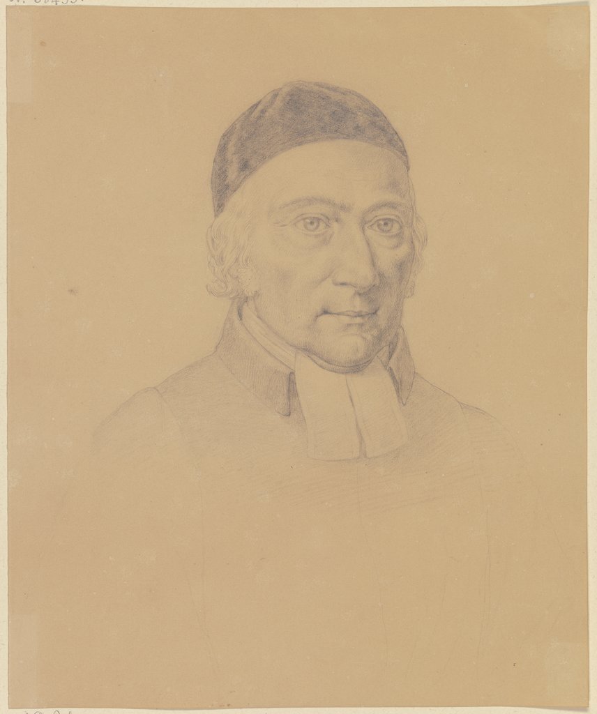 Bildnis Jakob Ludwig Passavant, Prediger der deutsch reformierten Gemeinde zu Frankfurt am Main, Johann David Passavant