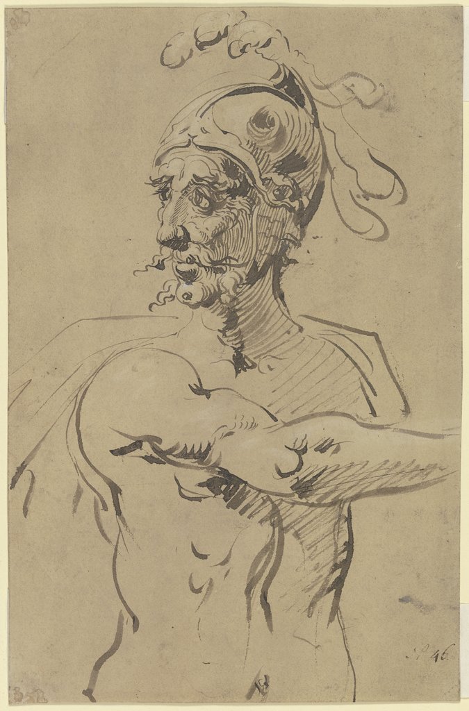 Warrior in half figure, Jacques de Gheyn II;   ?