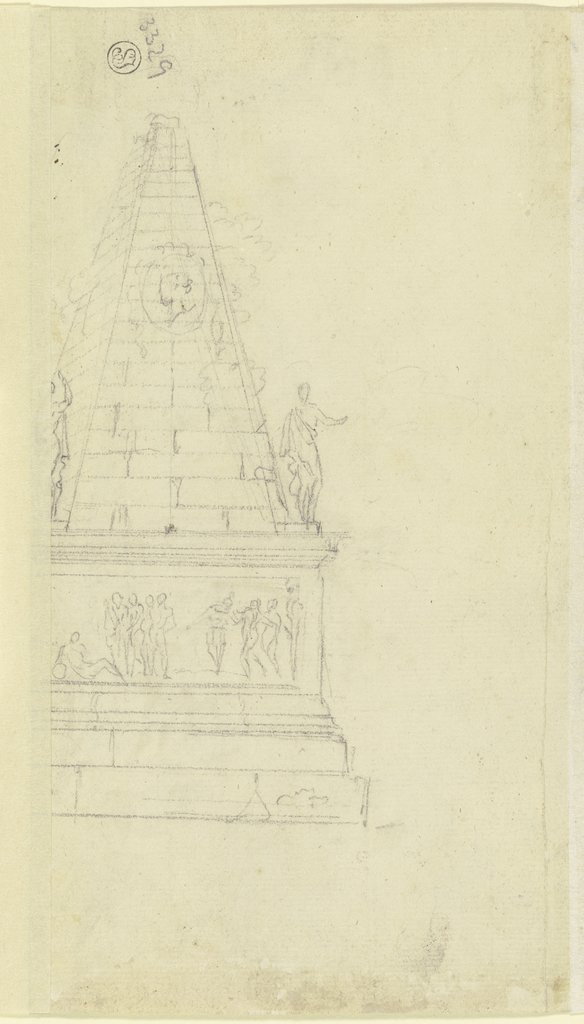 Monument mit figürlichem Schmuck, Jean-Baptiste Lallemand