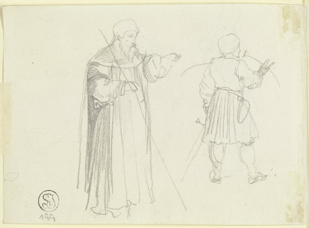 Figural studies, Carl Philipp Fohr