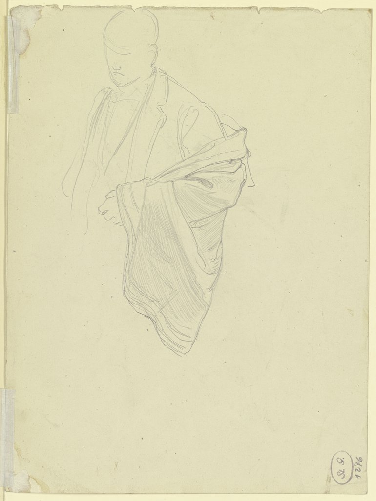 Male garbed figure, Julius Hamel