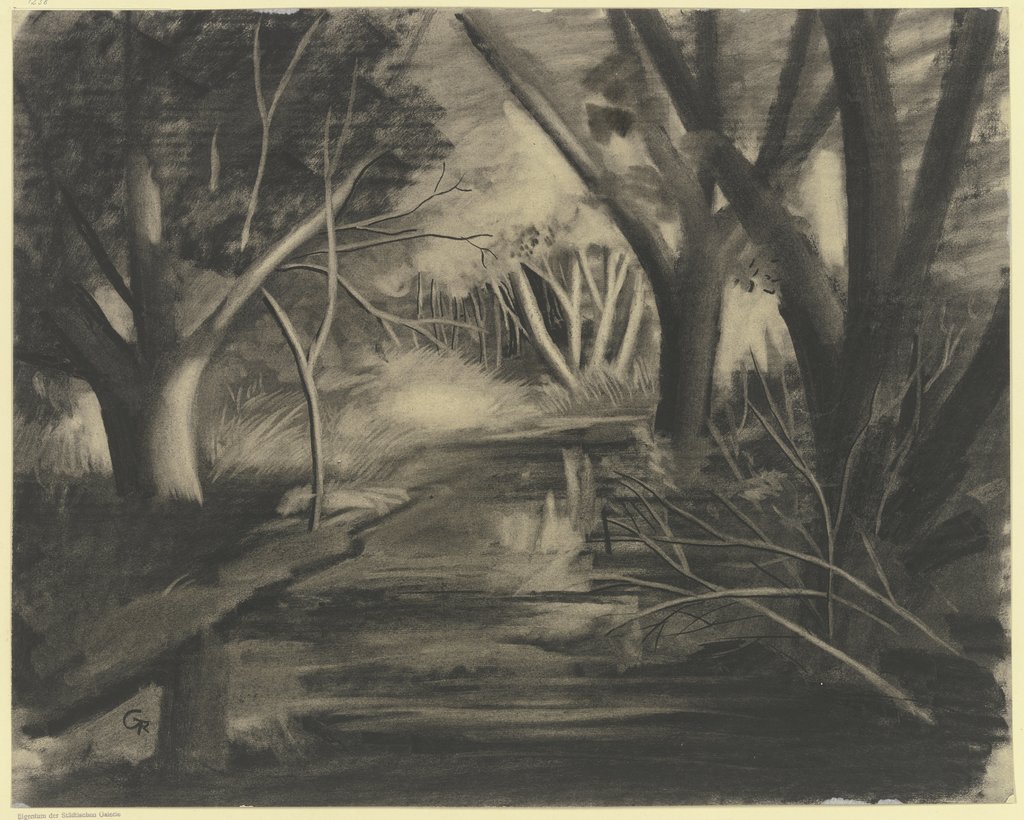 At the pond, Gottfried Richter