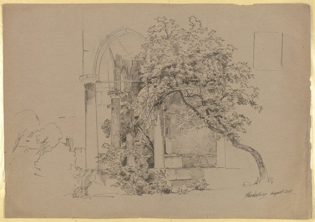 Spitzbogige Loggia in Heidelberg, Carl Theodor Reiffenstein