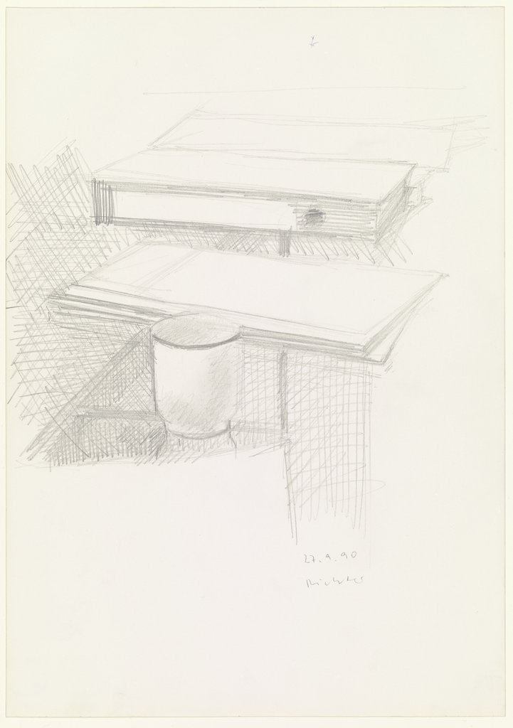 Cup and filing folder, Gerhard Richter