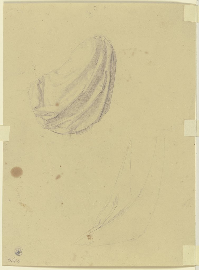 Study of garments, Jakob Becker