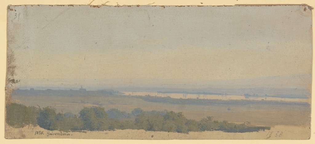 View on Geisenheim, Carl Theodor Reiffenstein