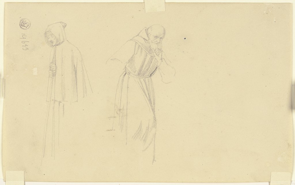 Study sheet: Two monks, Jakob Becker
