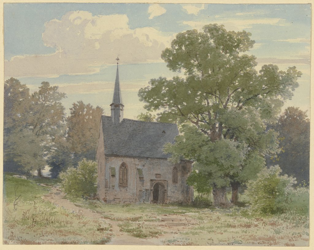 Chapel near Ockstadt, Carl Theodor Reiffenstein