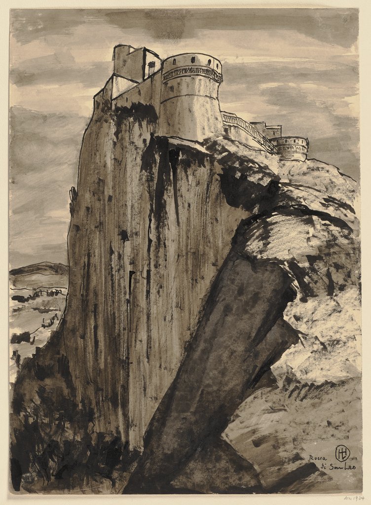Rocca di San Leo, Hermann Lismann