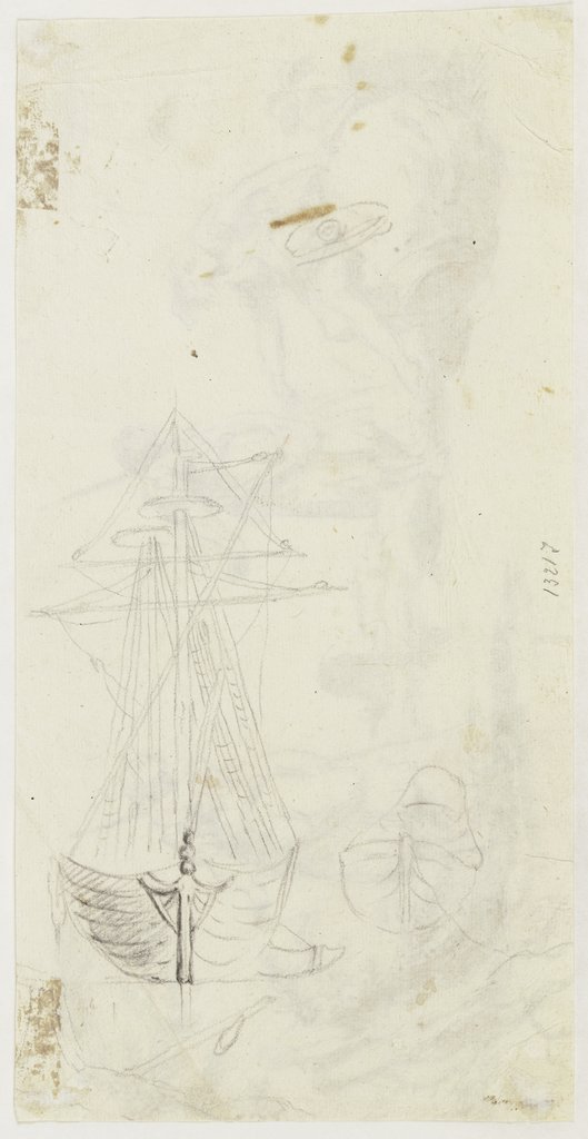 Sail boat, Venetian, 18th century