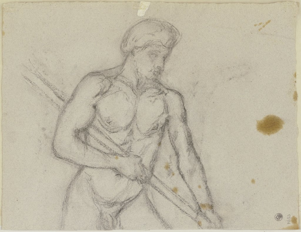 Male nude, Jakob Becker