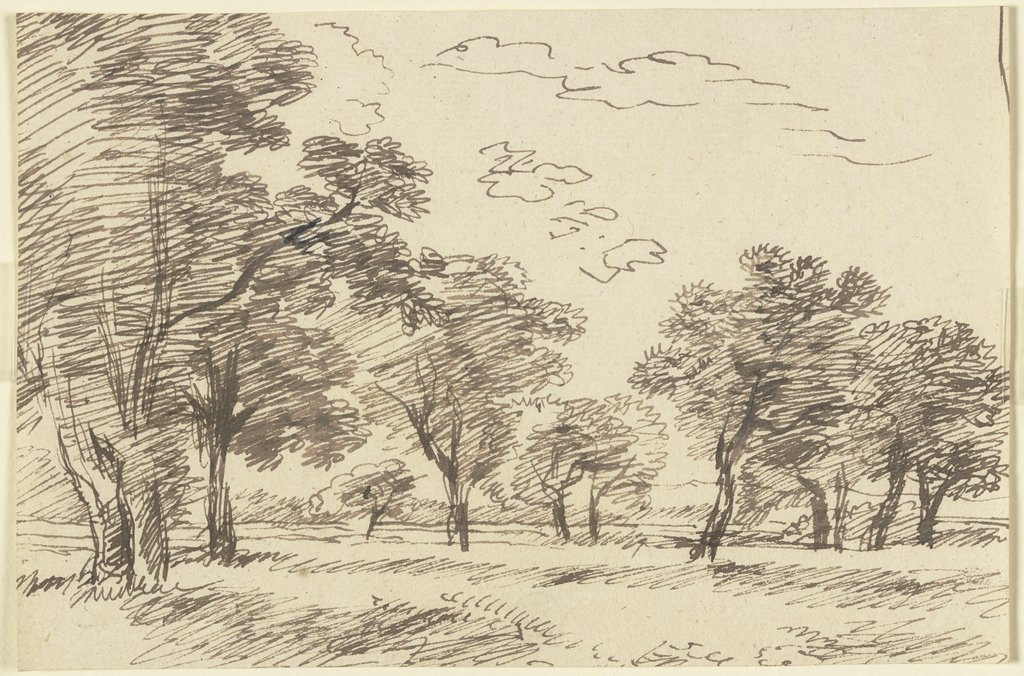 Trees on a meadow, Franz Innocenz Josef Kobell