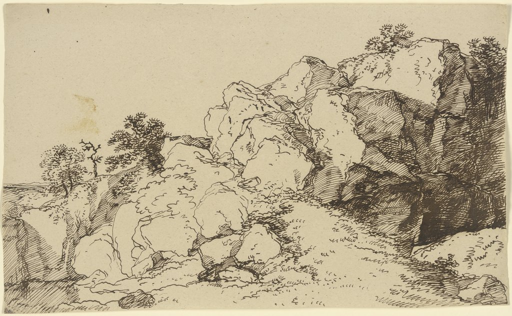 Rocky landscape, Franz Innocenz Josef Kobell