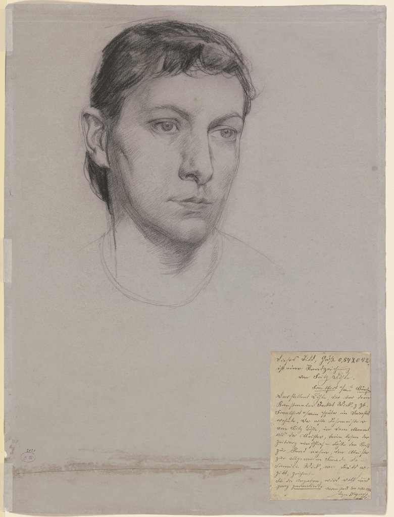 Woman's head, Fritz Boehle