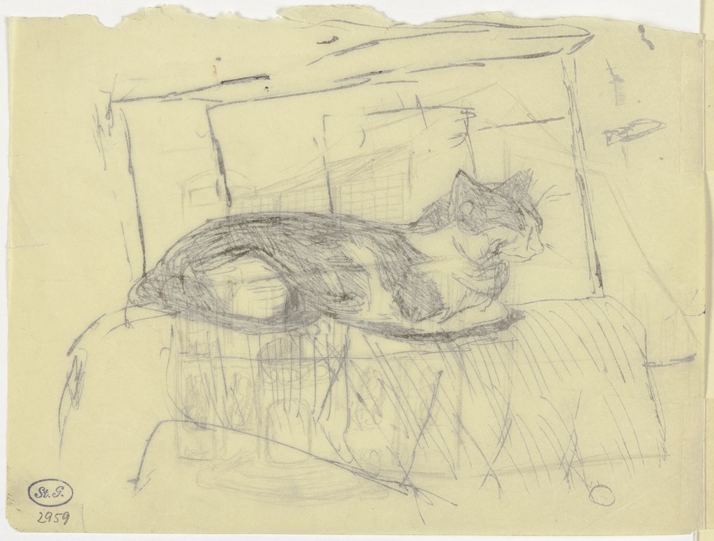 Architectural sketch, Max Beckmann