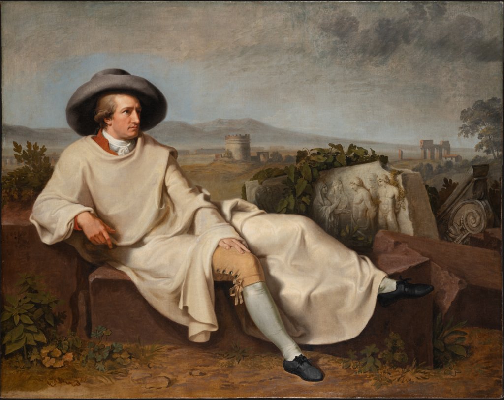 Goethe in der römischen Campagna, Johann Heinrich Wilhelm Tischbein
