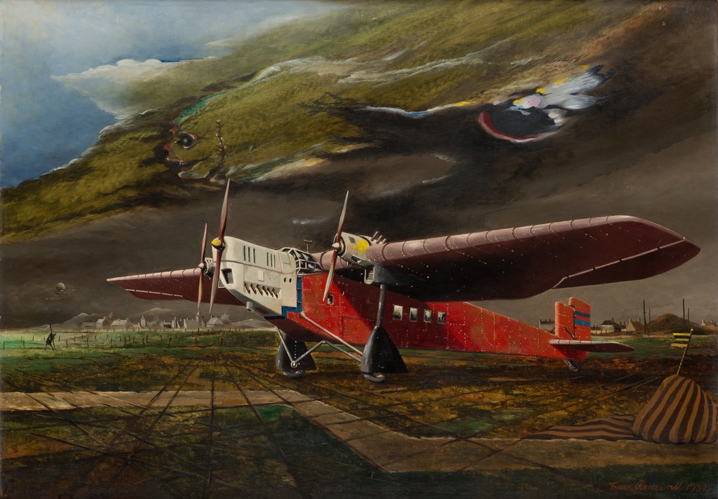 Das rote Flugzeug, Franz Radziwill