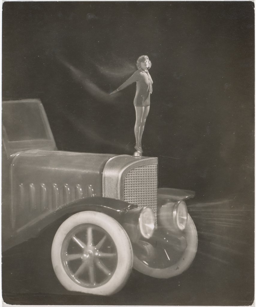 Montage with Car and Model, Atelier Manassé (Wien)