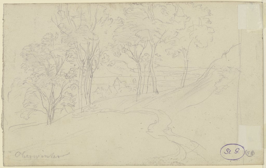 Landscape with trees, Peter Becker