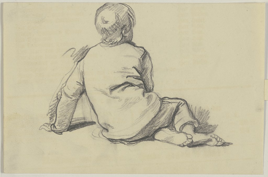 Sitzender Junge Von Hinten Gesehen Digital Collection