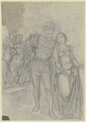 Faust und Gretchen (in Marthens Garten?) Digitale Sammlung