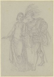 Faust und Gretchen (in Marthens Garten?) Digitale Sammlung
