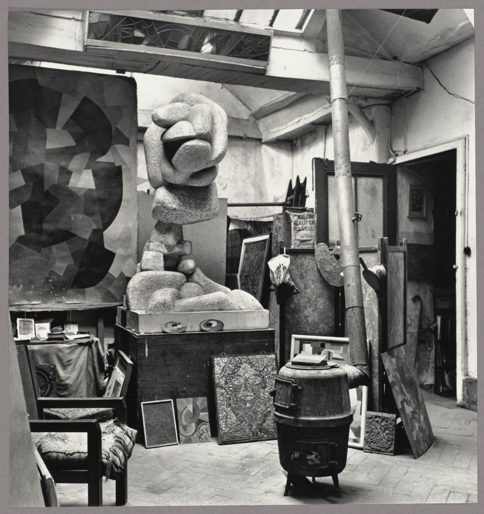 Das Atelier von Otto Freundlich (Paris, 1949), Willy Maywald