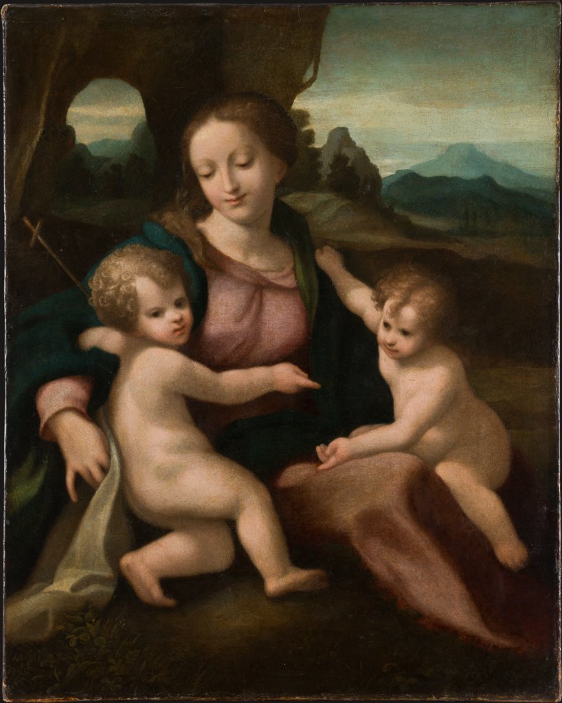 Madonna and Child with the Infant Saint John, Correggio