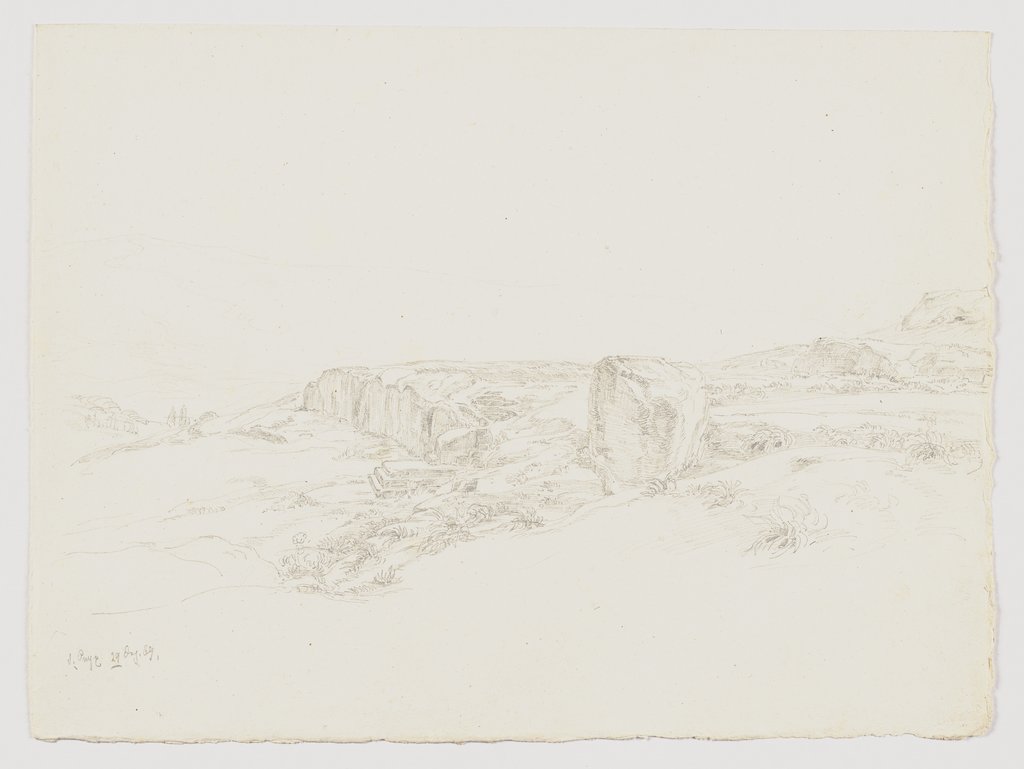 View of the Pnyx, Ludwig Metz