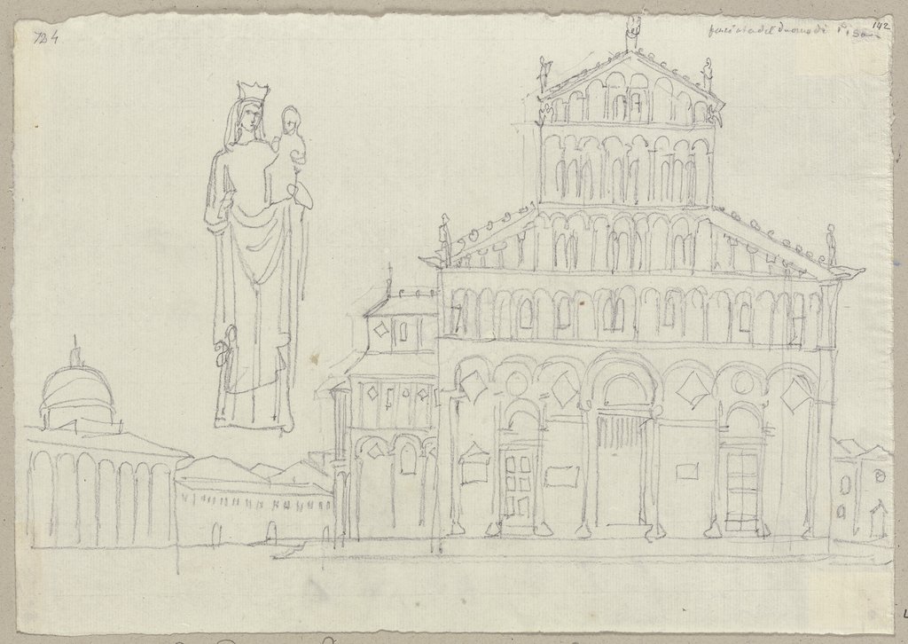 The cathedral of Pisa, Johann Anton Ramboux