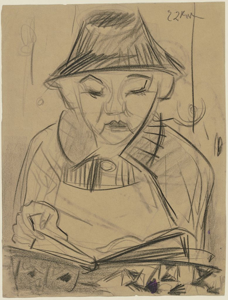 Lesender Knabe, Ernst Ludwig Kirchner