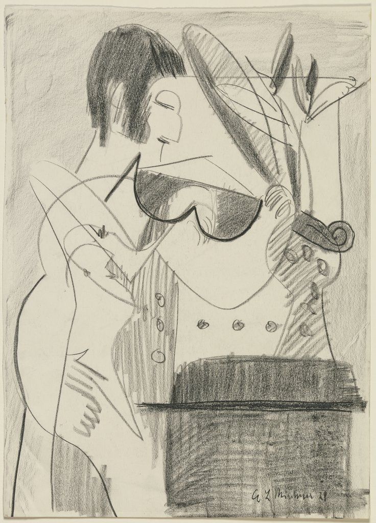 Violinistin vor Bild, Ernst Ludwig Kirchner