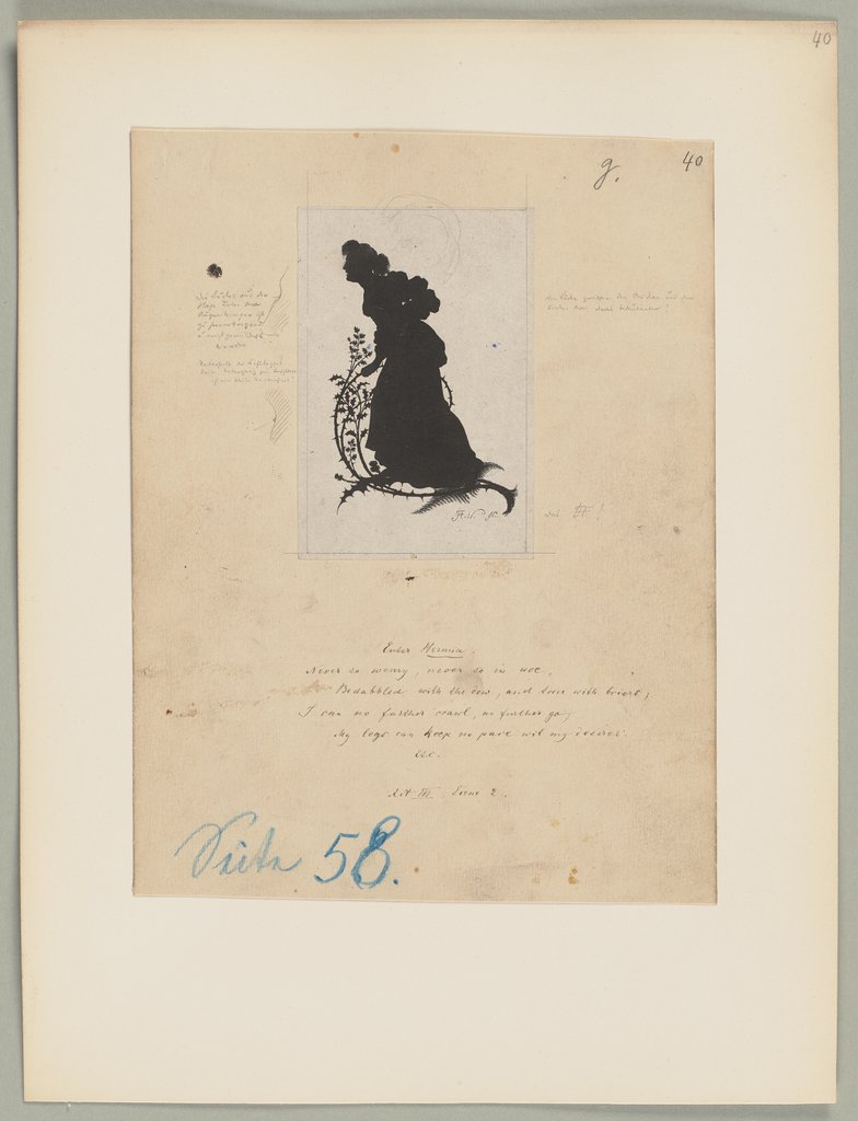 Untersatzbogen 40, Probedruck, Unknown artist